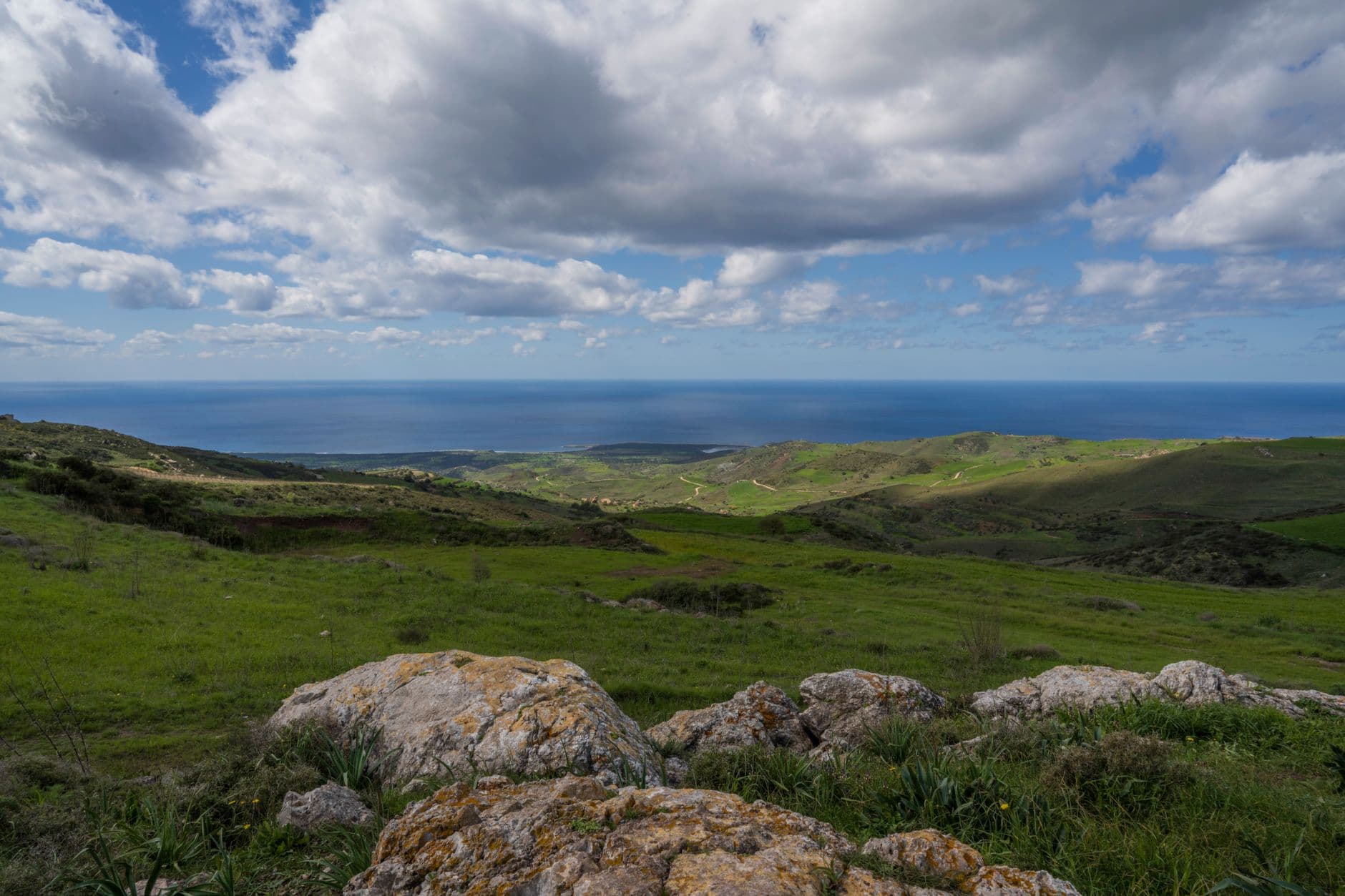 Vue panoramique sur la côte de Chypre